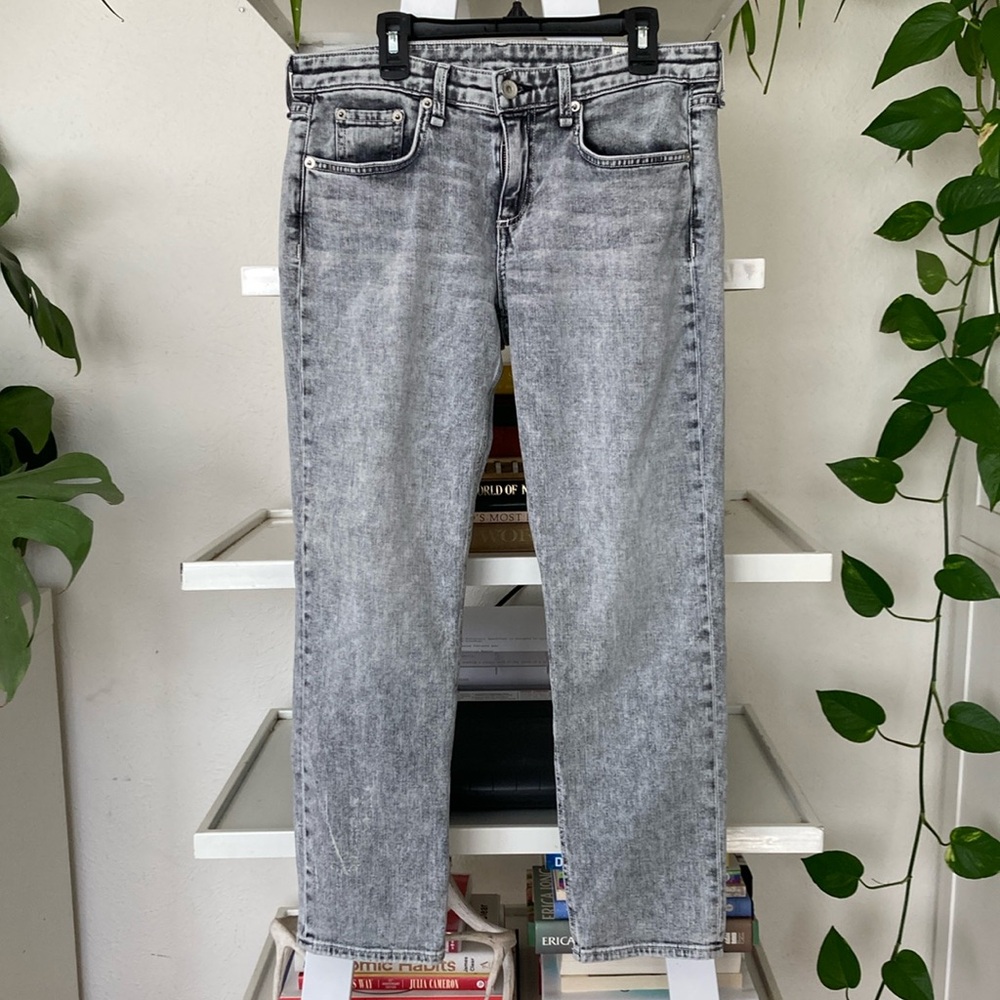 Rag & Bone Dre low-rise slim boyfriend jeans 26